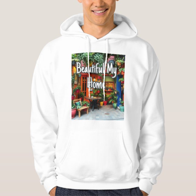 Mitt vackra hem  hoodie (Framsida)