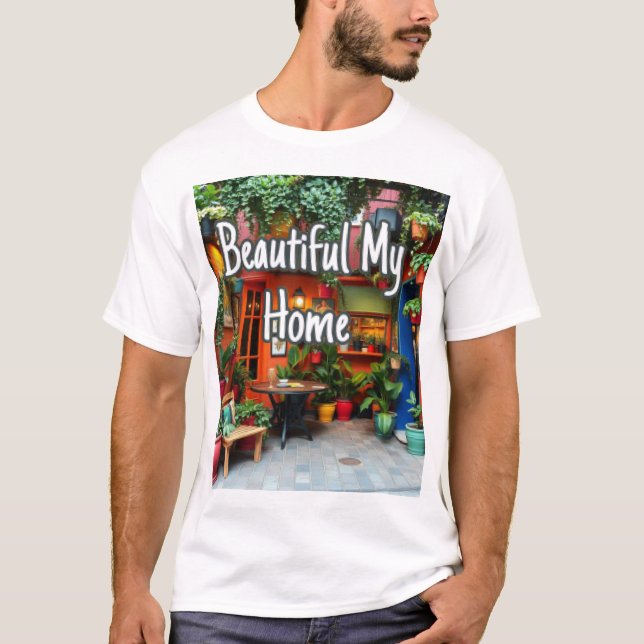 Mitt vackra hem  t shirt (Framsida)