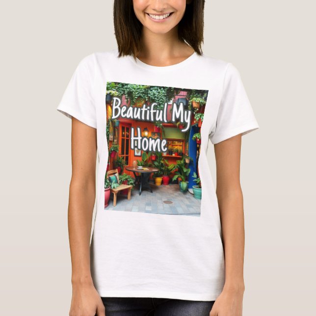 Mitt vackra hem  t shirt (Framsida)