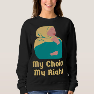 Mitt val Min Höger Hijab Positive Empower Hijabi M T Shirt