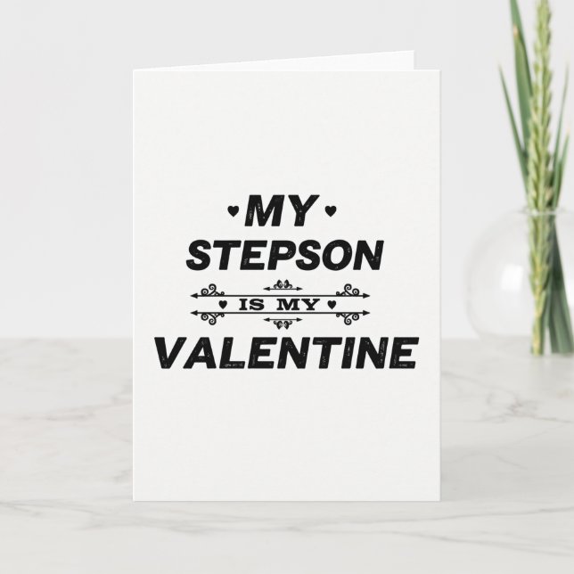 Mitt valentinakort till styvson kort (Framsida)