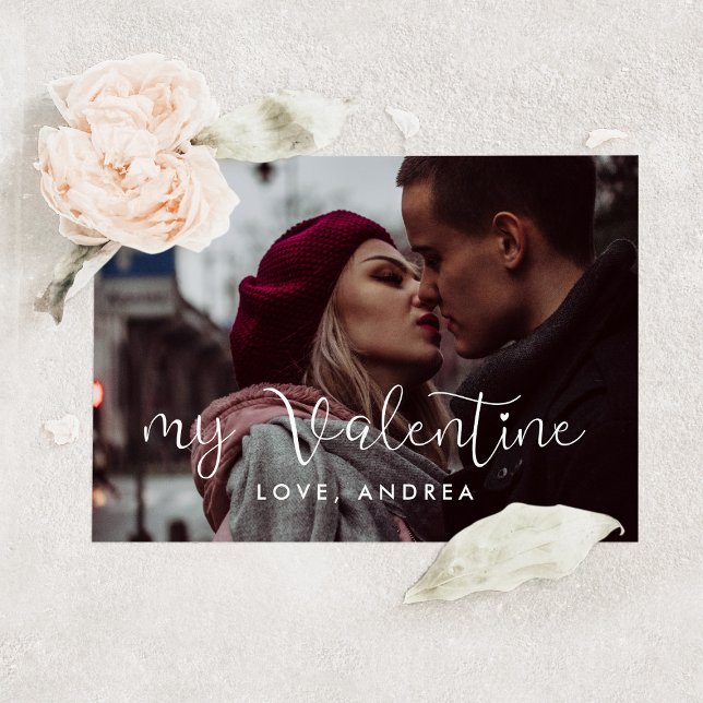 Mitt Valentine gulliga Alla hjärtans dagskort Julkort (Skapare uppladdad)