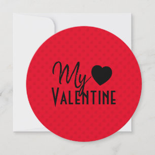 "Mitt Valentine Heart"-kort för alla hjärtslag