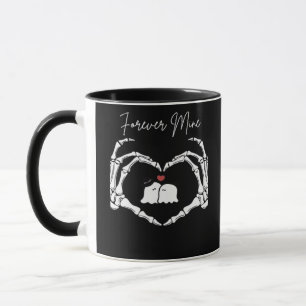 Mitt, Valentines day Classic - Skeleton Händer Hea Mugg