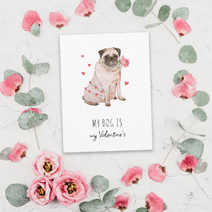 Mitt Valentines-kort för Hund Helg Vykort