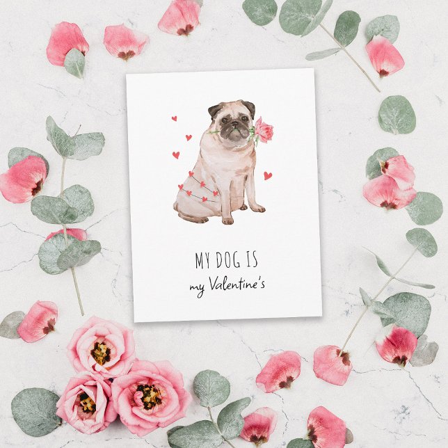 Mitt Valentines-kort för Hund Helg Vykort (Skapare uppladdad)