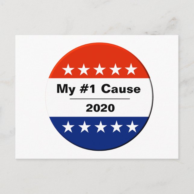 Mitt valproblem 2020 vykort (Framsida)