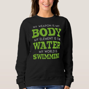 Mitt vapen är mitt lik Inslag är Vatten-Simman T Shirt