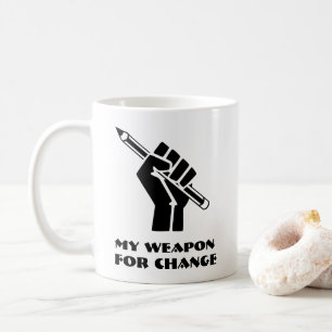 Mitt vapen för förändring kaffemugg