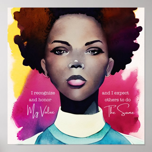 Mitt värdemagnet poster (Framsidan)