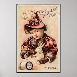 Mitt vintage-kort poster