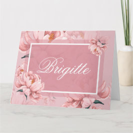 Mitt visitkort för säteskort kort