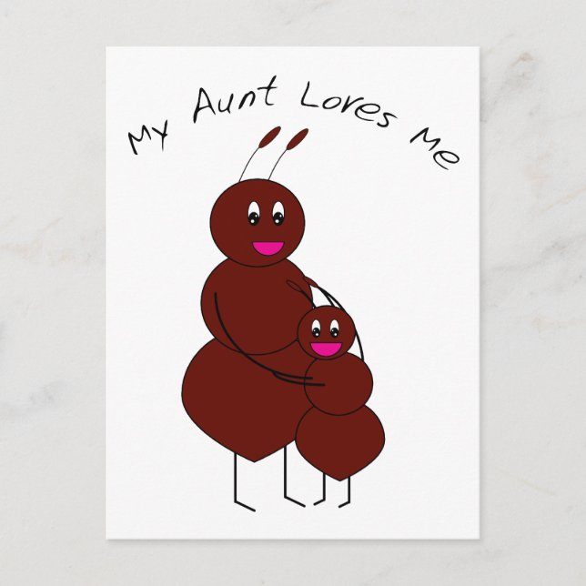 Mitt vykort Moster Kärlek Me (Framsida)