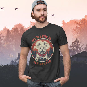 Mitt Westie är min Bestie Cute Väster Highland Ter T Shirt