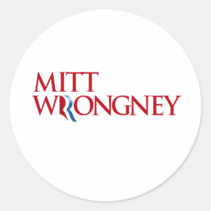 Mitt Wrongney Runt Klistermärke