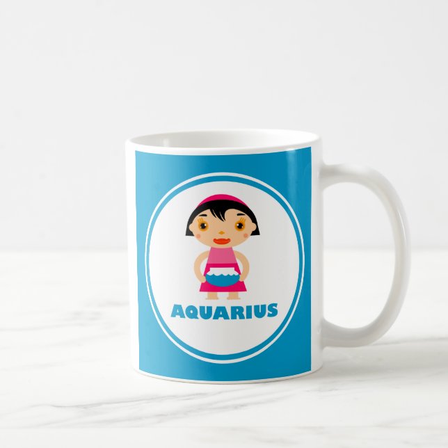 Mitt Zodiac-tecken är Aquarius Kaffemugg (Höger)
