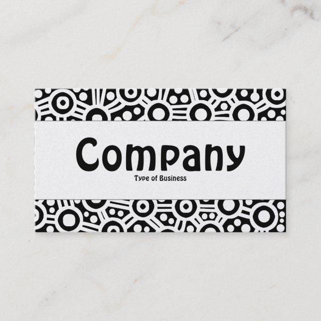 Mittband - Alienkrets (Guld-kort) Visitkort (Framsida)