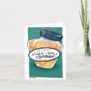 Mitten Åldras Spread Birthday Card Helgkort