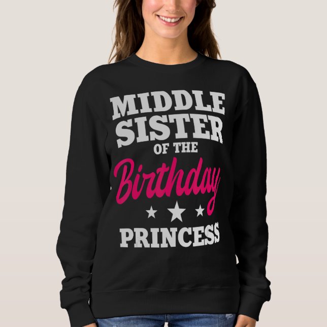 Mitten bister av födelsedag prinsessan Party-dagen T Shirt (Framsida)