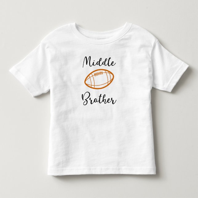 Mitten Brother ~ Brother Design Football T Shirt (Framsida)