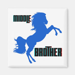 Mitten Brother Horse Rearing Magnet