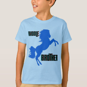 Mitten Brother Horse Rearing T Shirt