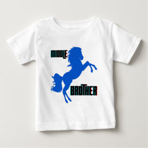 Mitten Brother Horse Rearing T Shirt