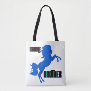 Mitten Brother Horse Rearing Tygkasse