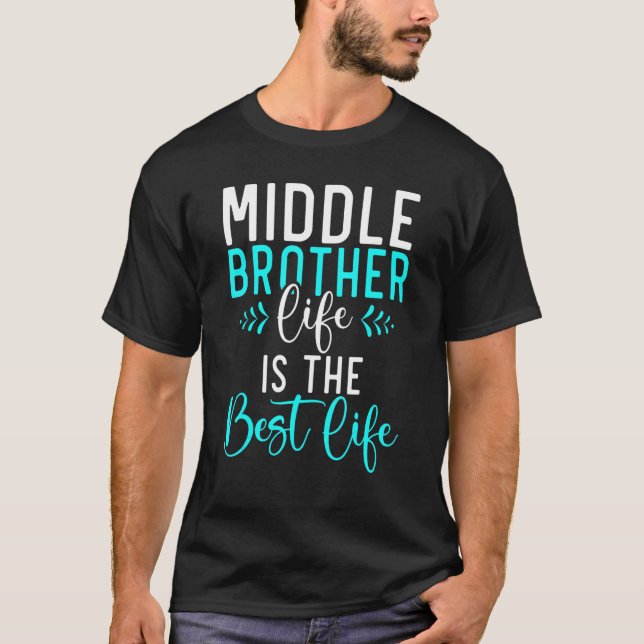 Mitten Brother Life är den bästa Life Mitten Broth T Shirt (Framsida)