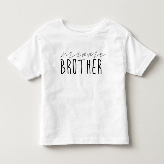 Mitten Brother Typography Tee (Framsida)
