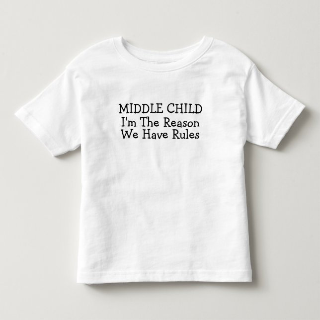 Mitten Child, jag är orsaken till att vi har Regle T Shirt (Framsida)