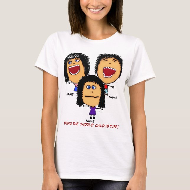 Mitten-dottern T Shirt (Framsida)