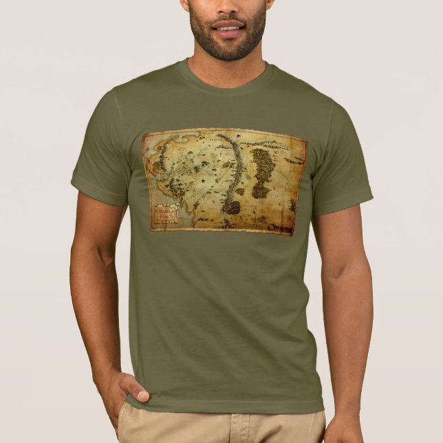 MITTEN EARTH™ Karta #3 T-shirt (Framsida)