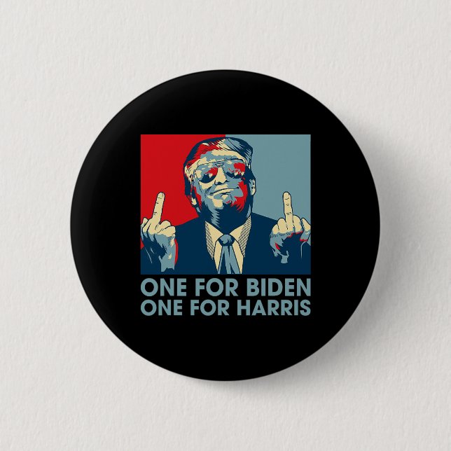 Mitten Finger Biden Harris Republican American Fla Knapp (Framsida)