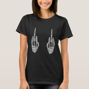 Mitten Finger, Bones Finger, Skeleton FU Finger R T Shirt