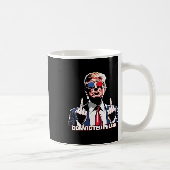 Mitten Finger röstar jag för den dömda fejden Kaffemugg (Höger)