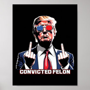 Mitten Finger röstar jag för den dömda fejden Poster