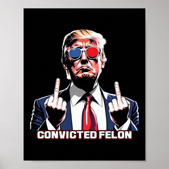 Mitten Finger röstar jag för den dömda fejden Poster (Framsidan)