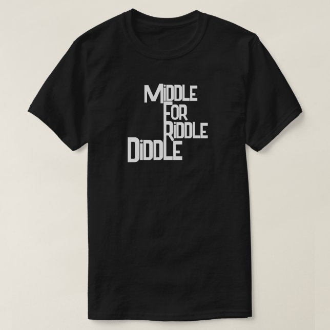 Mitten för riddle Diddle T-Shirt (Design framsida)