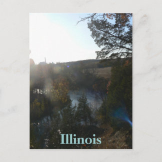 mitten Fork Vermiljon, Illinois-postkort Vykort