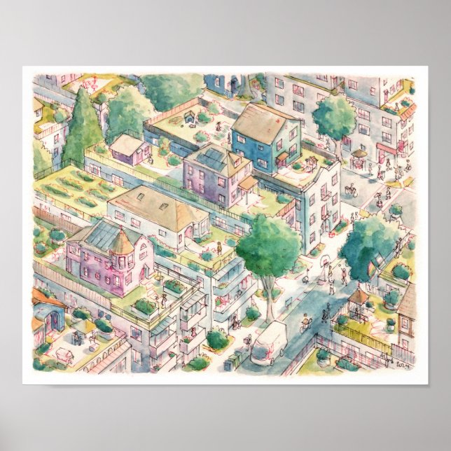 Mitten Housing Poster (Framsidan)