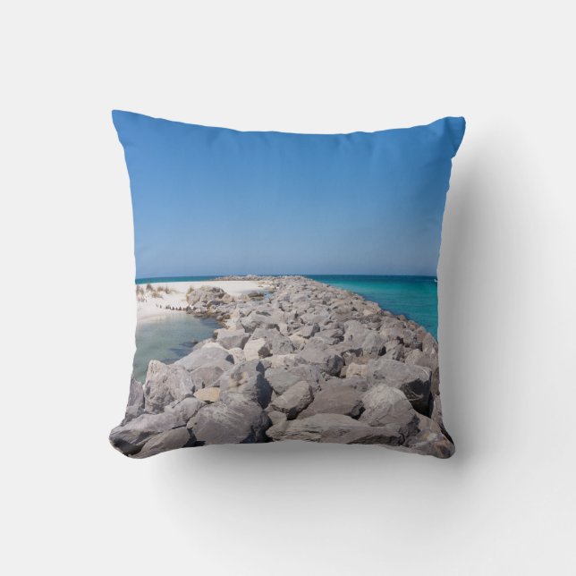 Mitten i Jetty Pillow på ön Snäcka Kudde (Framsida)