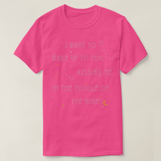 Mitten i natten t shirt (Design framsida)