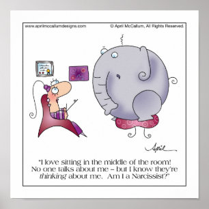 MITTEN I RUMMET-Tecknaden Poster