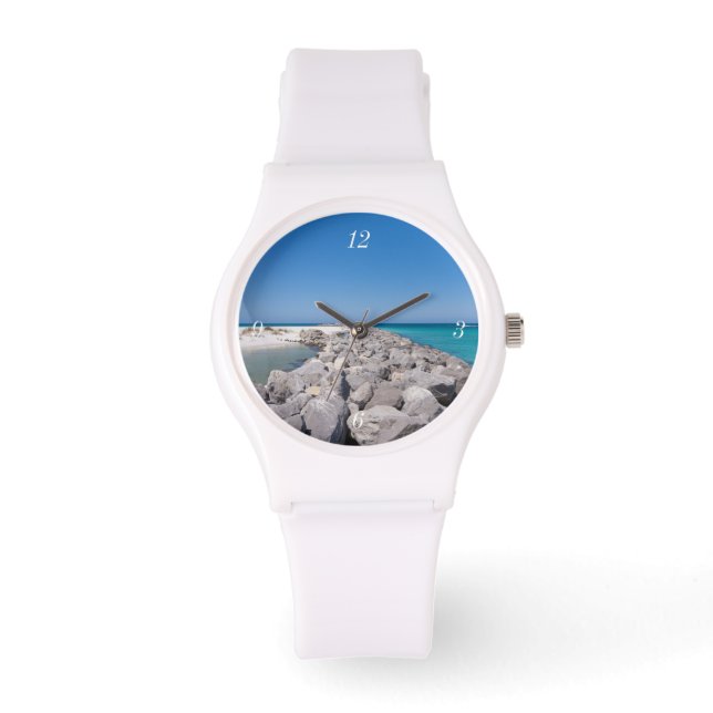 Mitten i Snäcka Island Jetty Sporty Watch Armbandsur (Framsida)