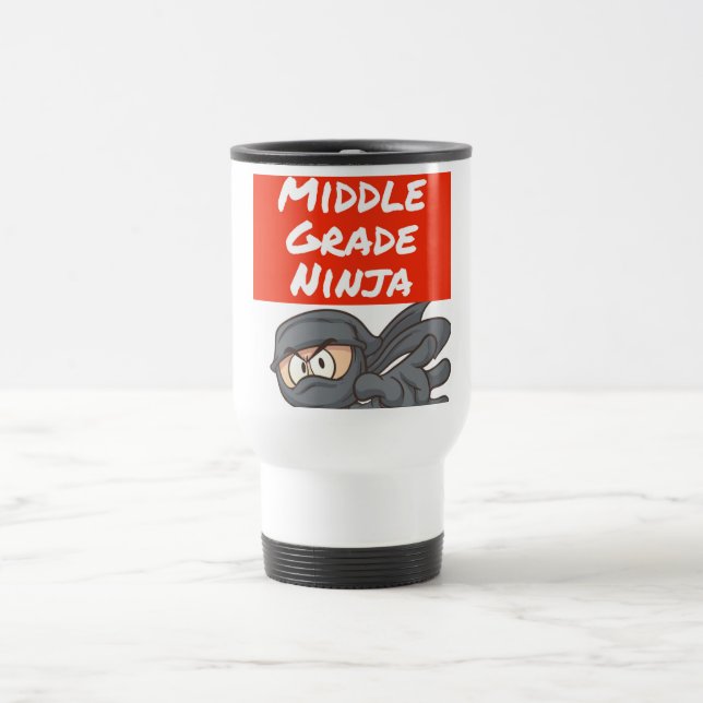 Mitten Klass Ninja-kaffet Mugg (Center)