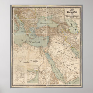 Mitten Östra arabiska Poster
