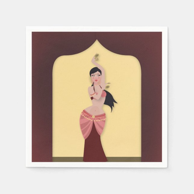 Mitten Östra Libanesisk middag party Pappersservett (Framsidan)