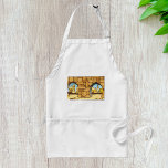Mitten Östra ökert stad genom antiken Arch Förkläde<br><div class="desc">Cook i stil med denna pulserande apron med en färgstark tecknad som illustrerar en ökenstad i Östran Mitten som är inramad av antika stenbågar. Konstruktionen för öga-fångst visar golden domes, hög torn och varm ökenmiljö, vilket ger ett exotiskt och konstnärligt fläkt till köket eller utomhusgrillen. Perfekt för hemköksmästare, bagare eller...</div>