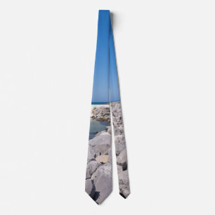Mitten på Snäcka Island Jetty Neck Tie Slips